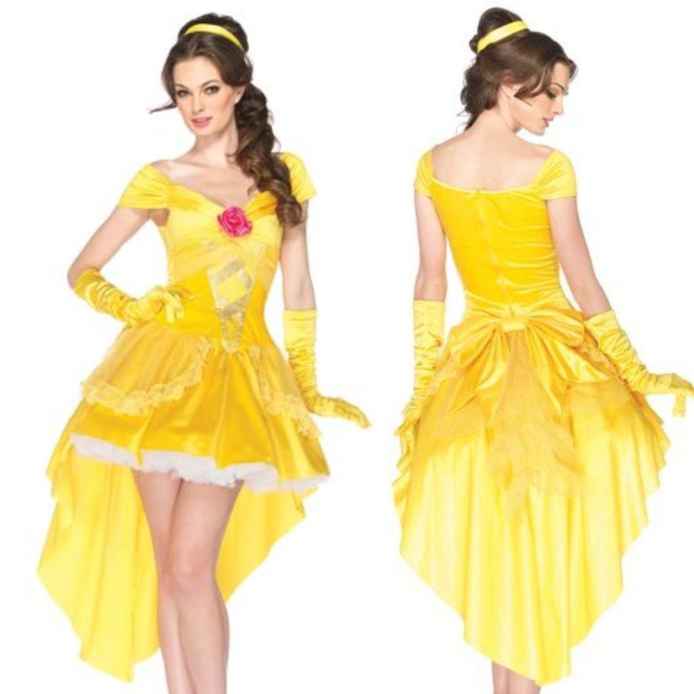 Disney x Leg Avenue Womens Princess Belle Beauty and the Beast Halloween Costume